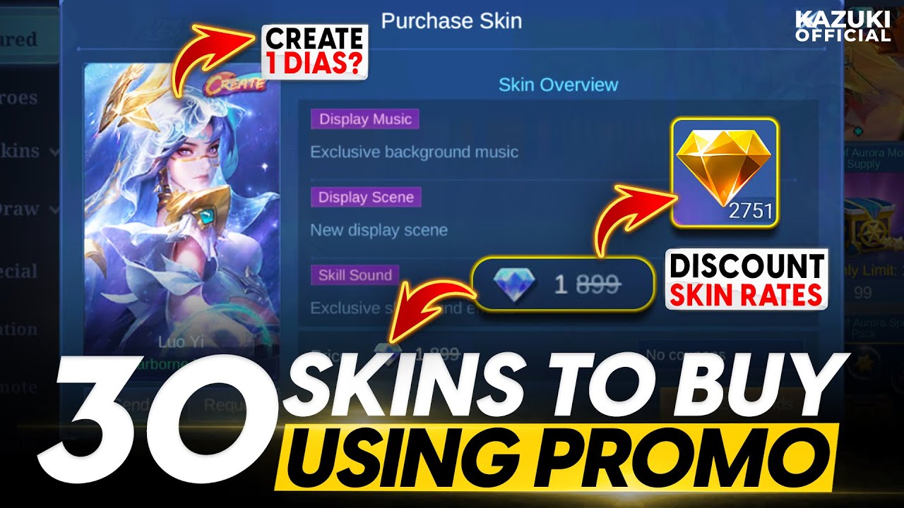 30 MUST-BUY Skins using PROMO DIAMONDS!