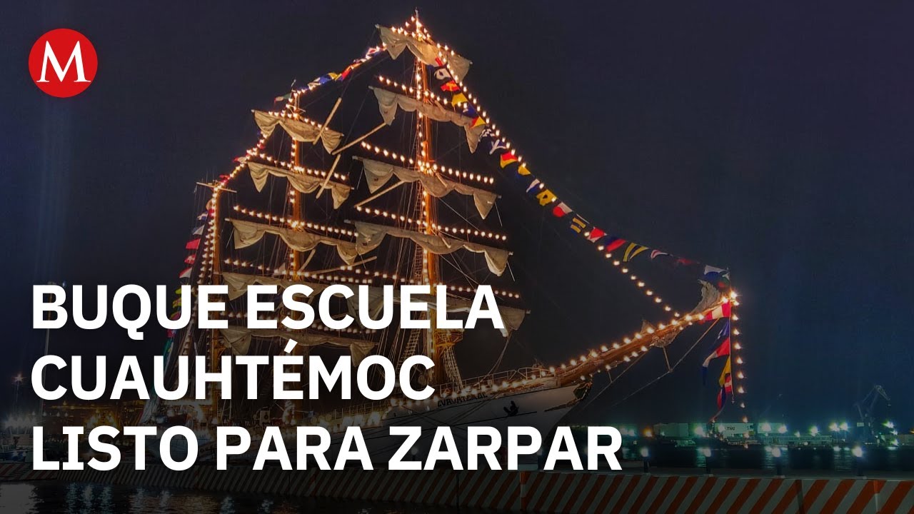 De la tragedia al renacimiento: el Buque Escuela Cuauht&eacute;moc vuelve a navegar