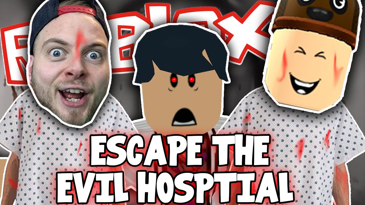 SquiddyPlays - ROBLOX! - ESCAPE THE EVIL HOSPITAL! W/AshDubh