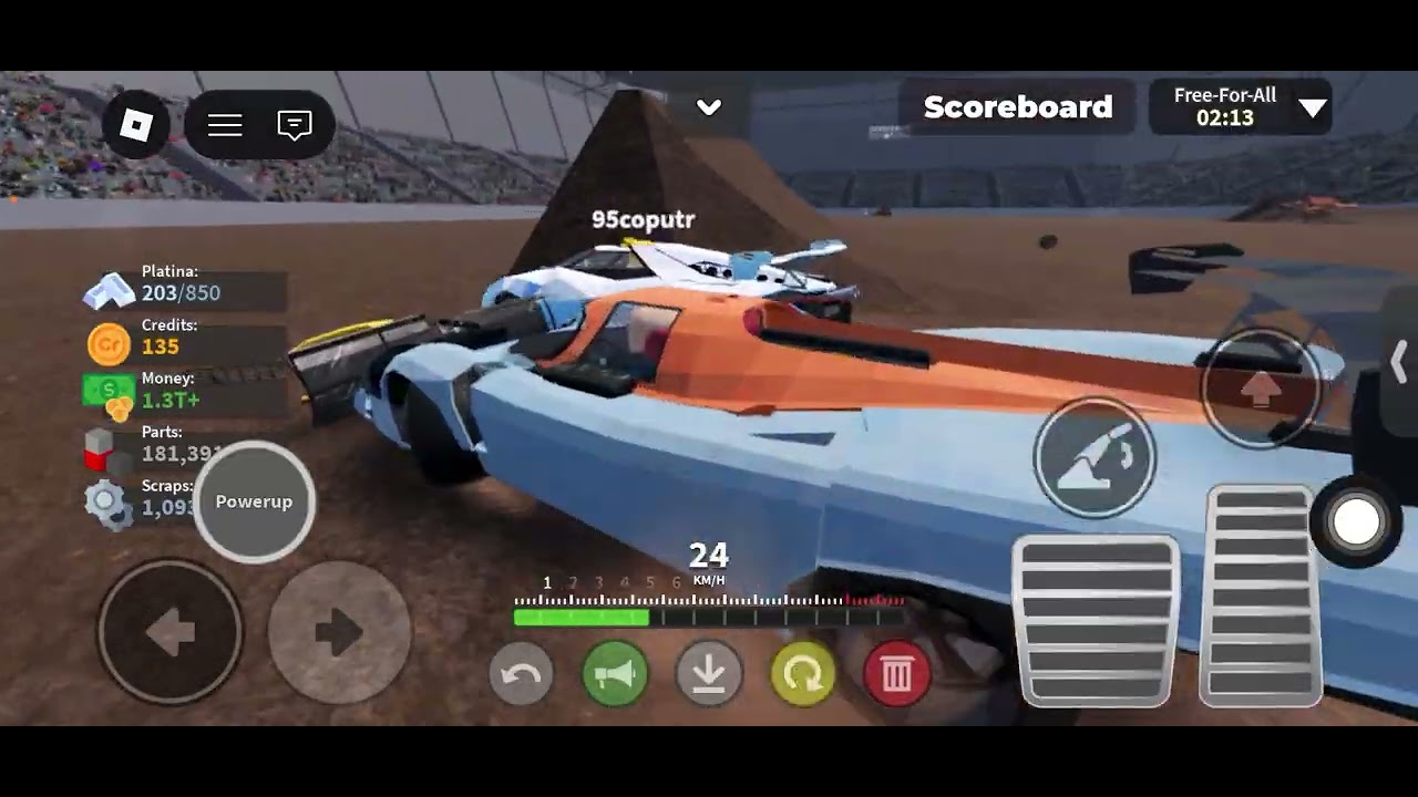 Playing car crushers