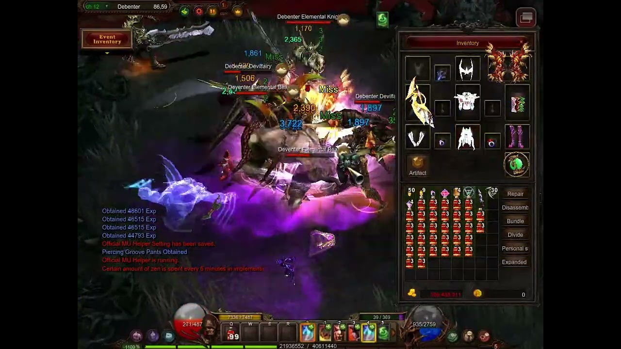 MU online-國際服-速度服-白嫖召喚362LV 能夠提升到400嗎