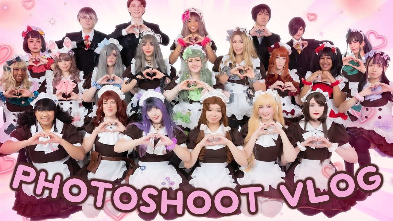 Maid Cafe Photoshoot 2024 BEHIND THE SCENES VLOG【Maids Of England】