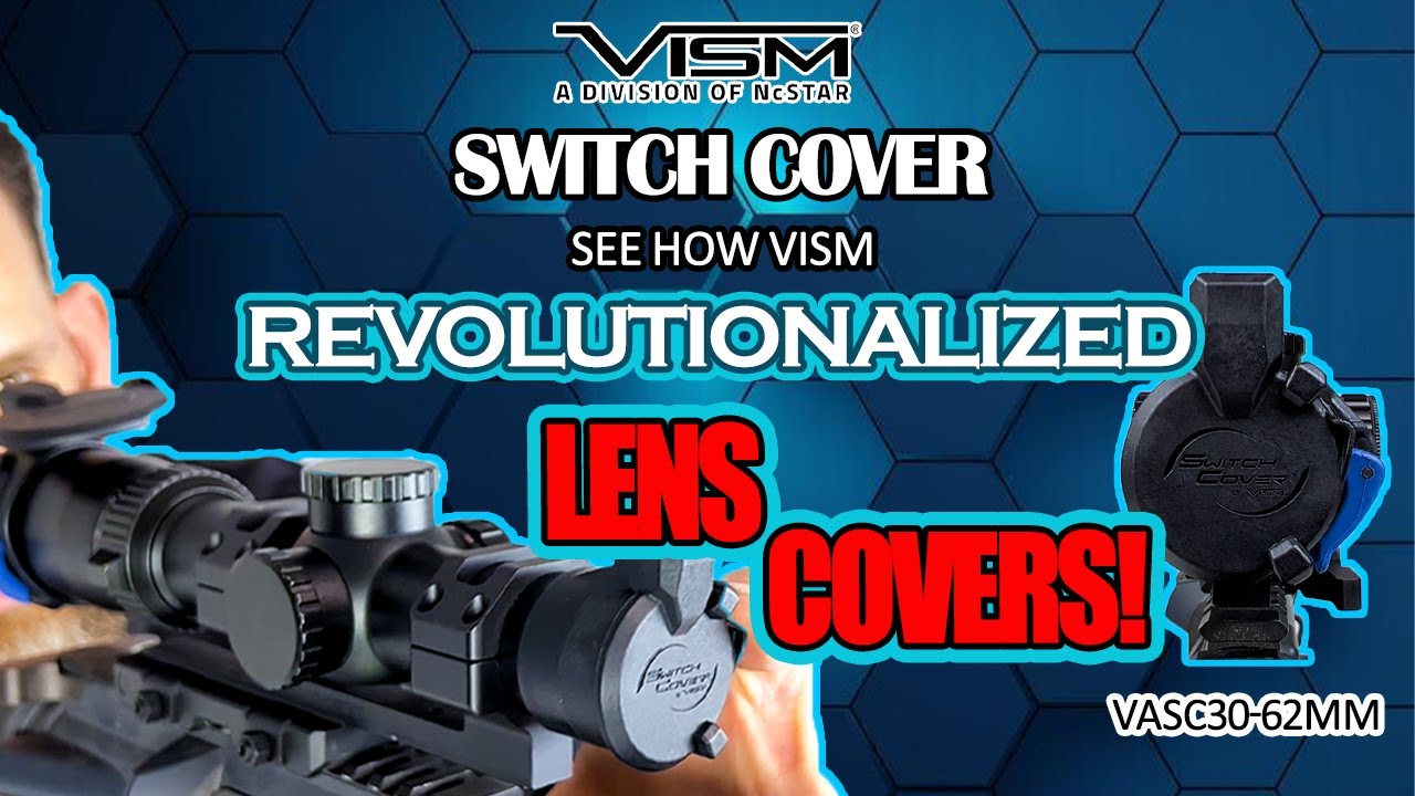 Vism SwitchCover scope flip up lens covers.