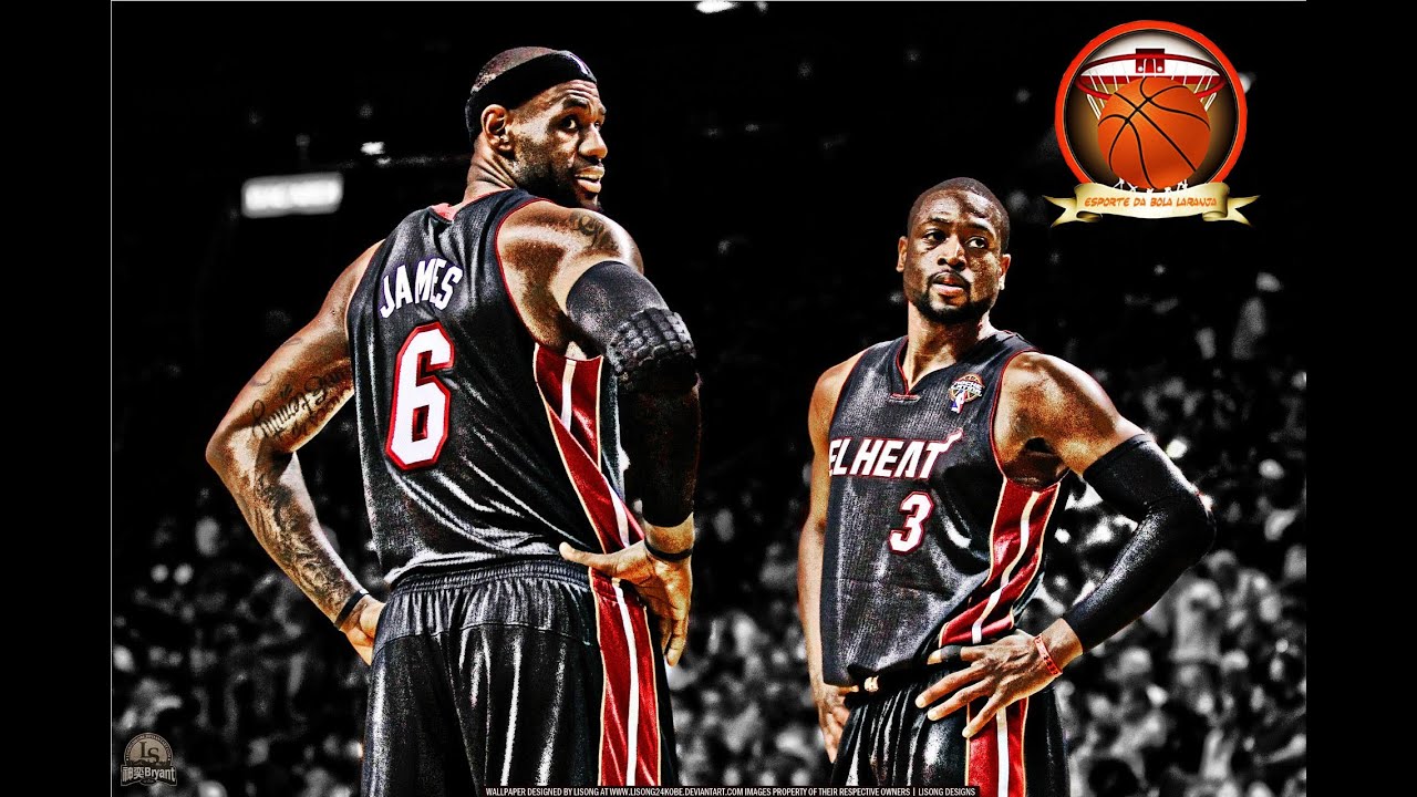 NBA - LeBron James alley oop to Wade against Dallas - 15/11/2013