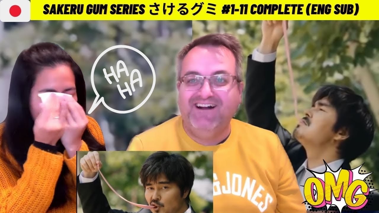 Sakeru Gum series さけるグミ #1-11 complete (Eng SUB)- 🇩🇰DANISH REACTION😱🤣👏