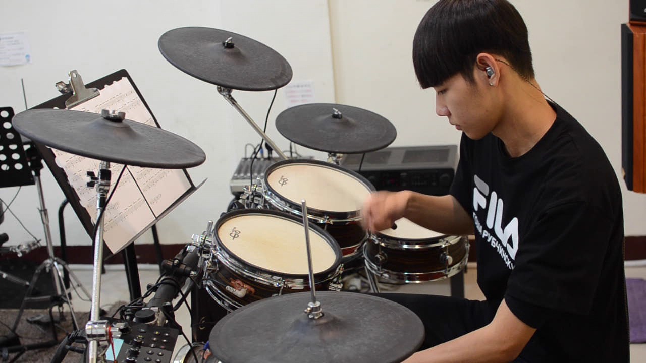 蕭敬騰-新不了情(drum cover)