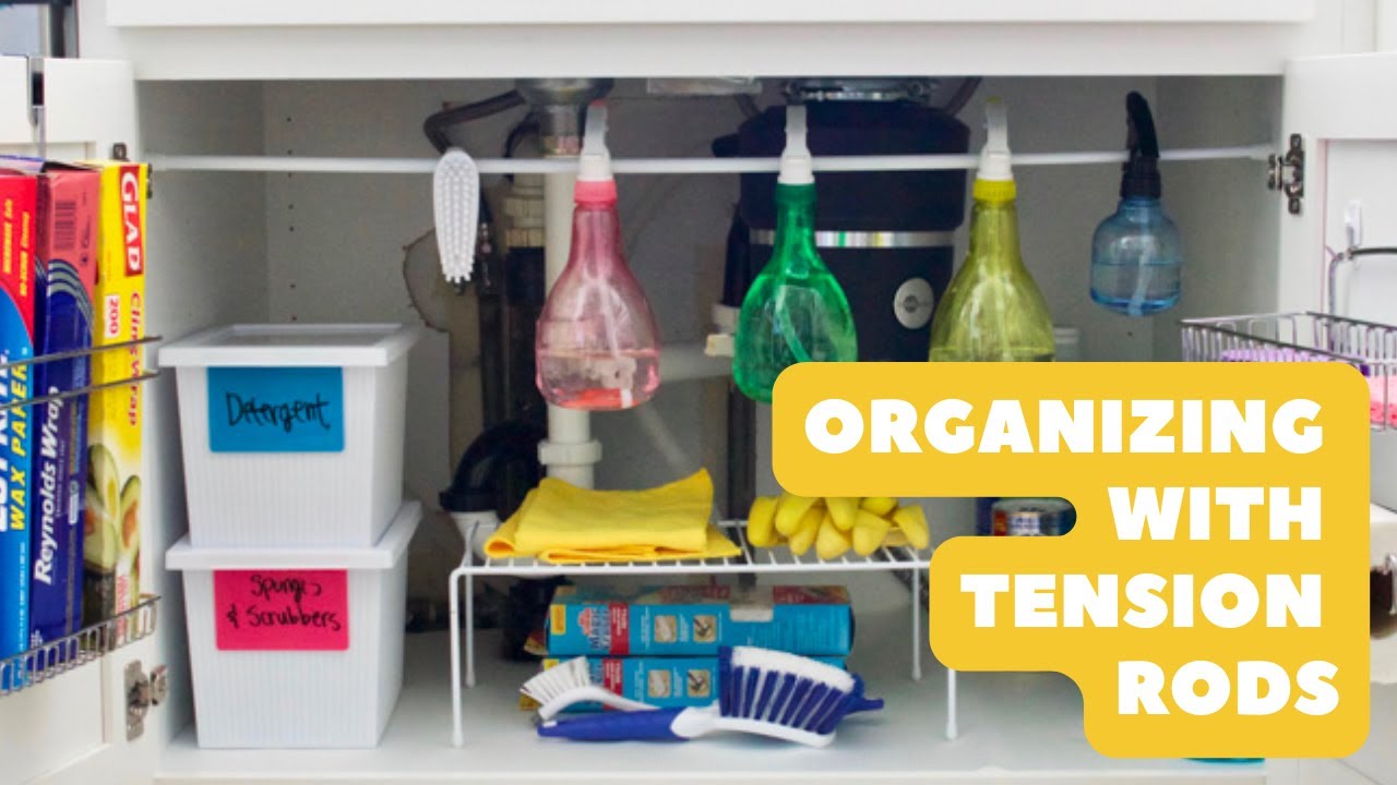 Organizing With Tension Rods