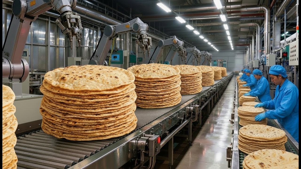 The Complete Journey and Process from Corn Kernels to Chapati in a Modern American Factory