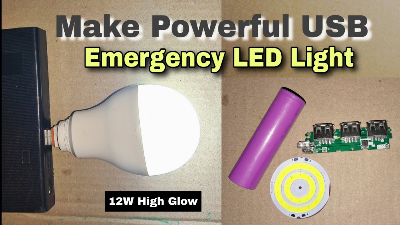 LED Emergency Light | USB Emergency Light | Rechargeable LED Bulb | @noorsonline