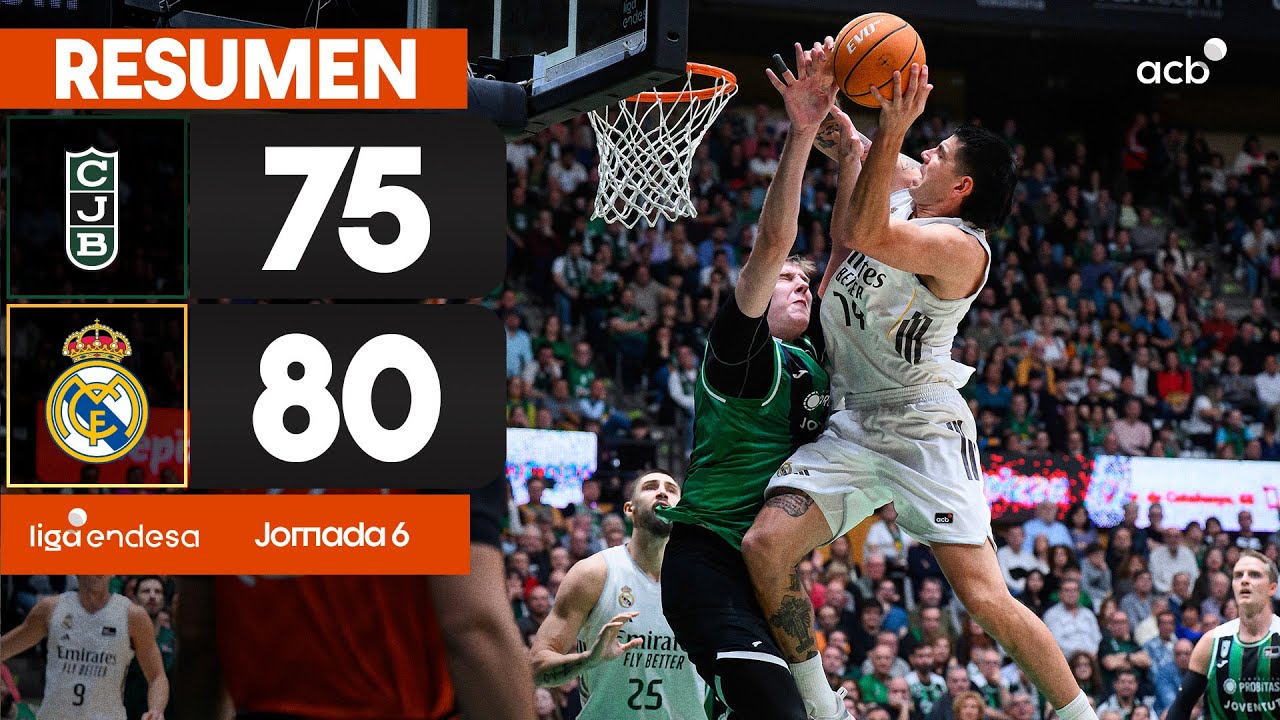 Joventut Badalona - Real Madrid (75-80) RESUMEN&nbsp;| Liga Endesa 2025-26