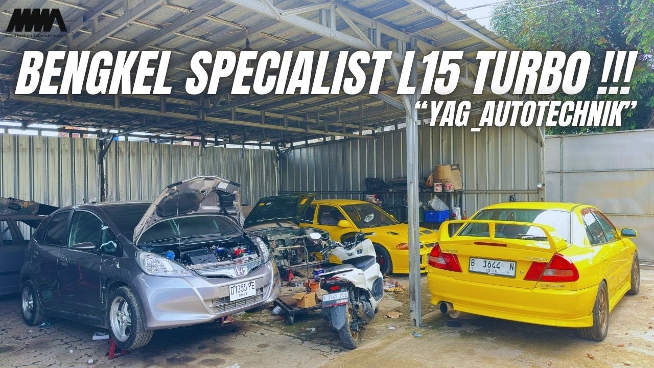 Grebek Bengkel Balap YAG Autotechnik || isinya Mobil Turbo Semua !! 