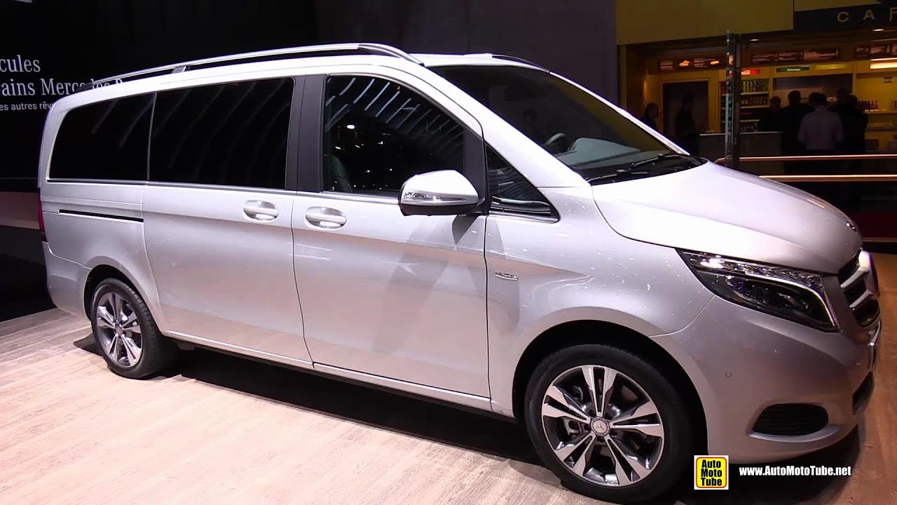 2015 Mercedes-Benz V250 4Matic Executive - Exterior and Interior Walkaround - 2014 Paris Auto show