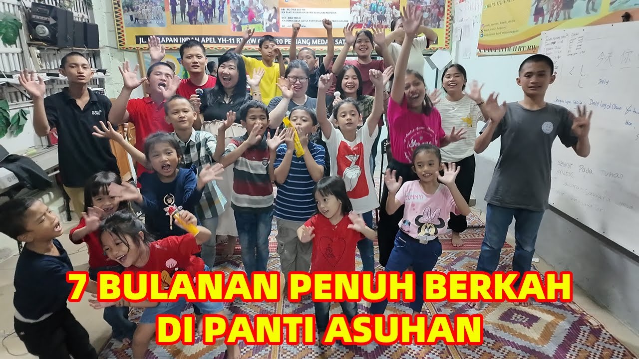 PERTAMA KALI AJAK AYOU KE PANTI ASUHAN DI INDONESIA , RAYAKAN ULTAH & SYUKURAN 7 BULANAN【LATE POST】