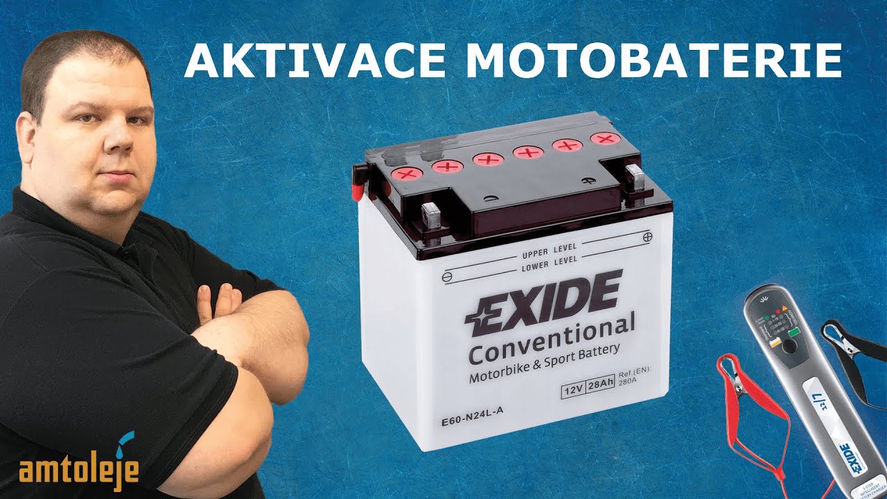 Aktivace motobaterie | bateriecepek.cz