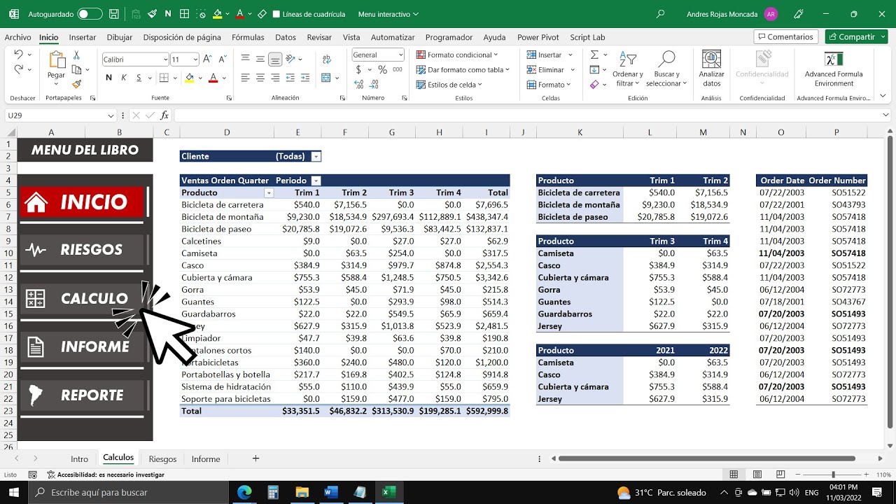 Cómo Crear un MENÚ INTERACTIVO con Botones en Excel (Tutorial Paso a Paso Bien Explicado)