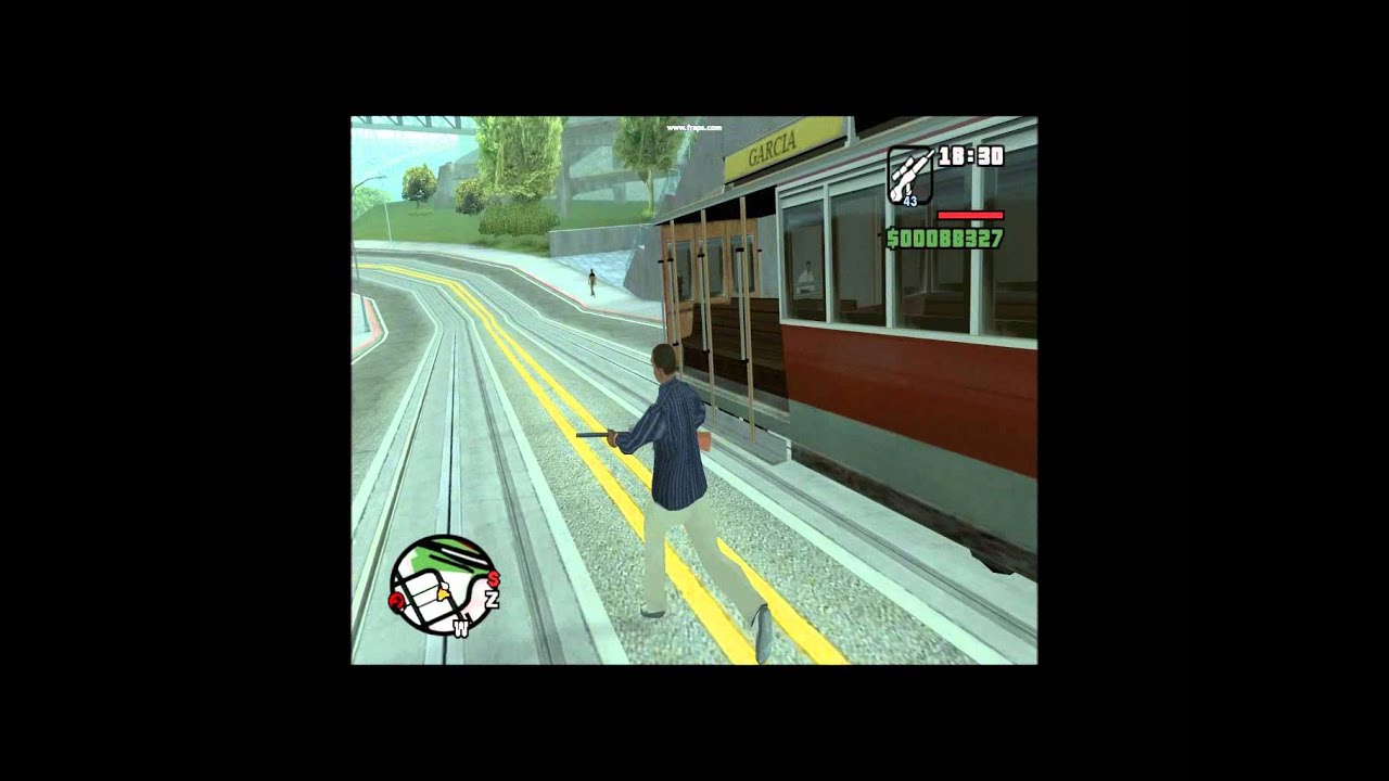 I have stopped the GTA San Andreas tram!