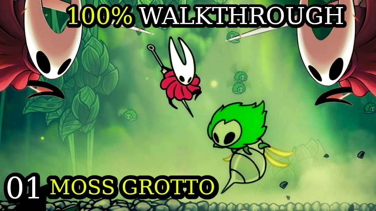 Moss Grotto (01) Hollow Knight: Silksong 100% Walkthrough