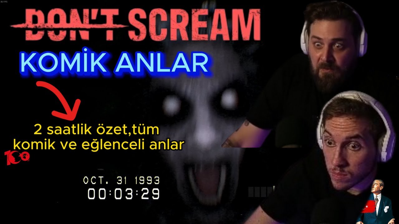DON'T SCREAM KOMİK ANLAR - ELRAENN DON'T SCREAM KOMİK ANLAR | ELRAENN DONT'SCREAM OYNUYOR /W RRAENEE