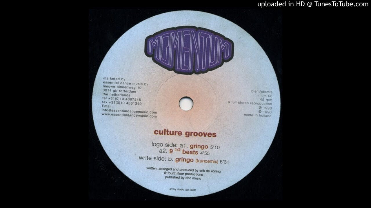 Culture Grooves - Gringo (Original Mix)-1998
