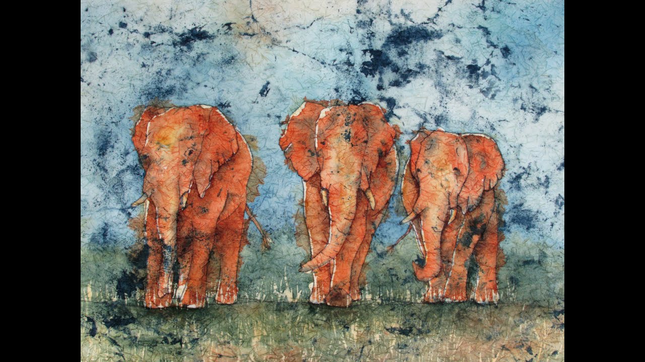 Elephant Trio Batik