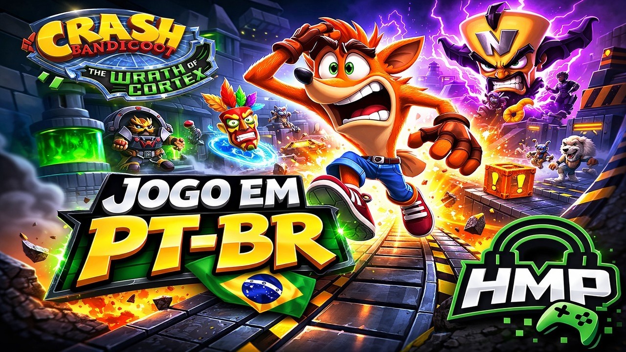 CRASH THE WRATH OF CORTEX PT-BR | Clássico do PS2 em Português!