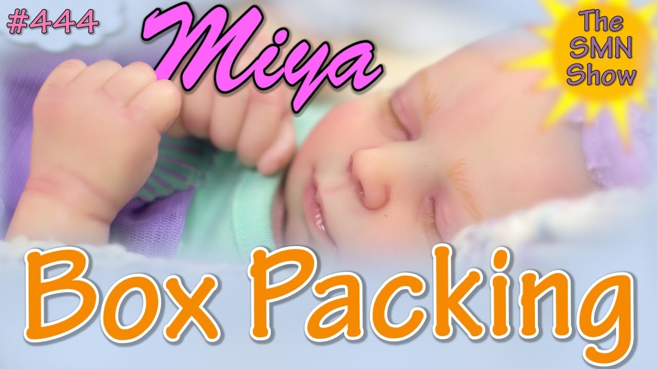 Reborn baby Miya gets her Box Packing - The SMN Show #444
