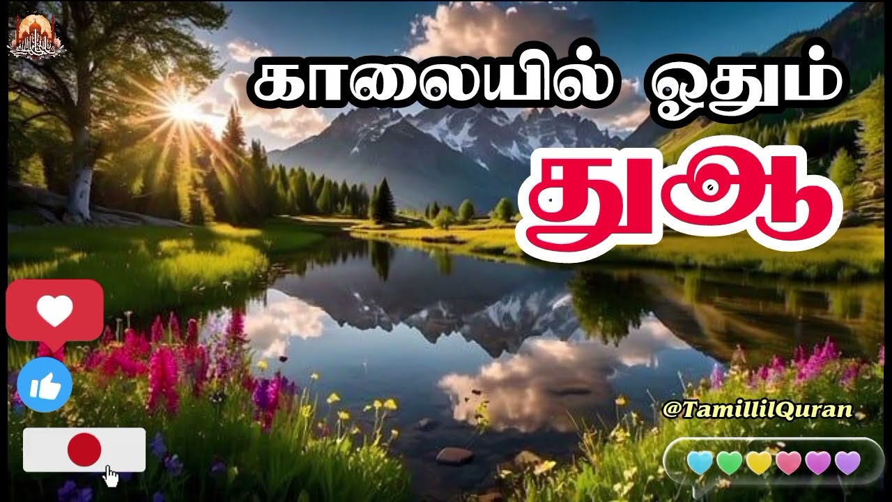 ✌️🤲ஓவ்வொரு நாளும் வெற்றி பெற துஆவுடன் தொடங்குவோம் #TamillilQuran #morningdua #morningadhkar #morning