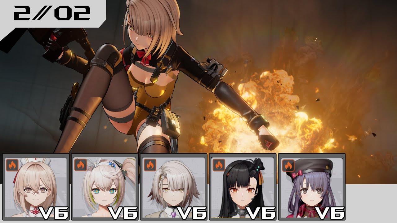 [Girls' Frontline 2: Exilium] Gunsmoke Tumorhynchus Guide (2/2): Burn no Sakura (4 Turns)