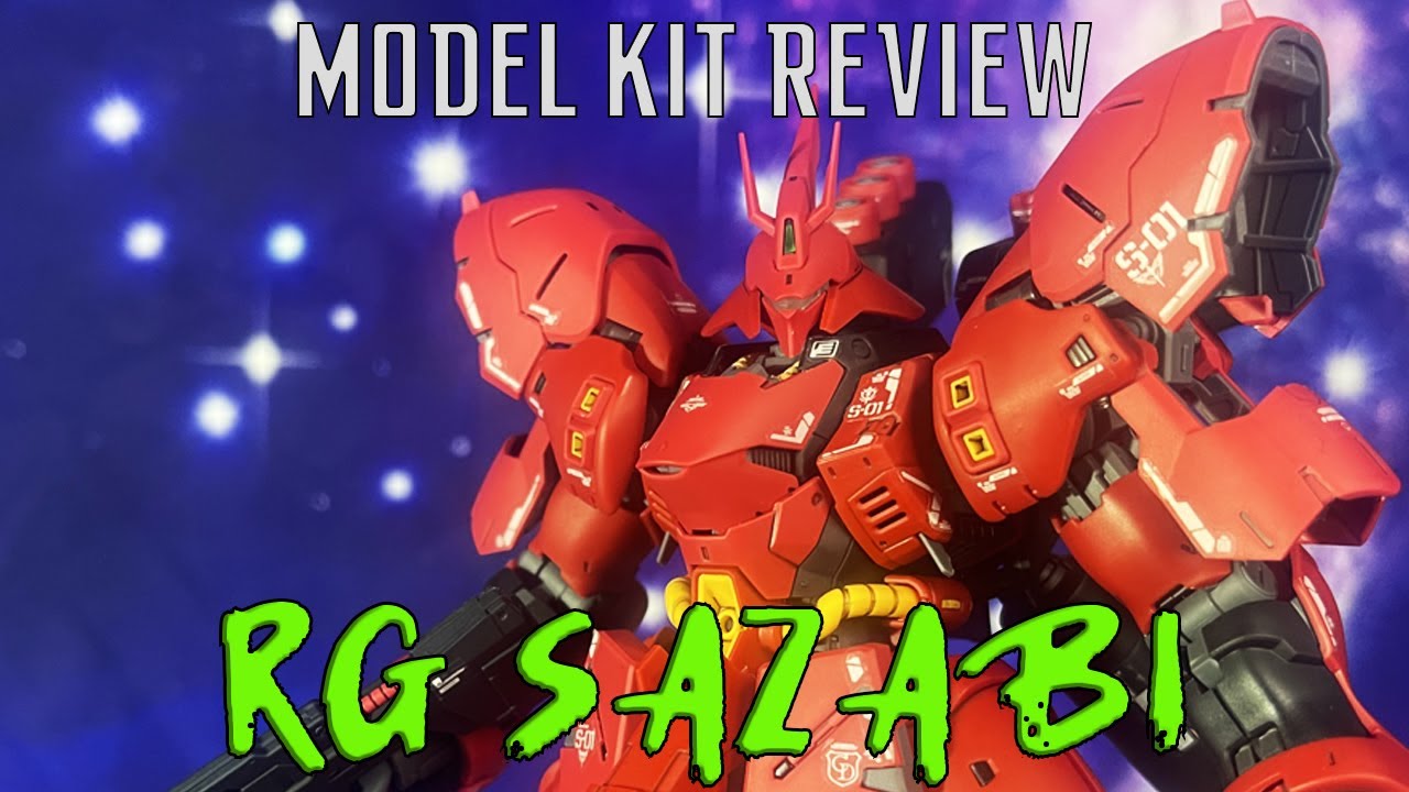 RG Sazabi | Model Kit Review | Char's Counterattack