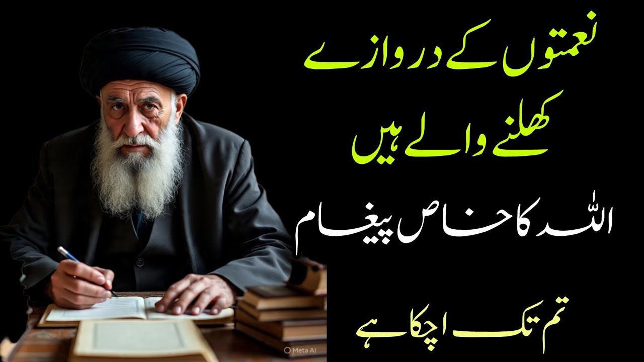 Naimtoon Ke Darwazeh Khulne Wale Hain Allah Ka  Khas Peghaam