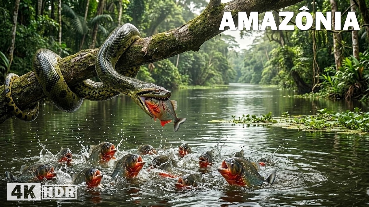 AMAZ&Ocirc;NIA SELVAGEM | Quem &eacute; o verdadeiro rei da selva? | Document&aacute;rio Completo