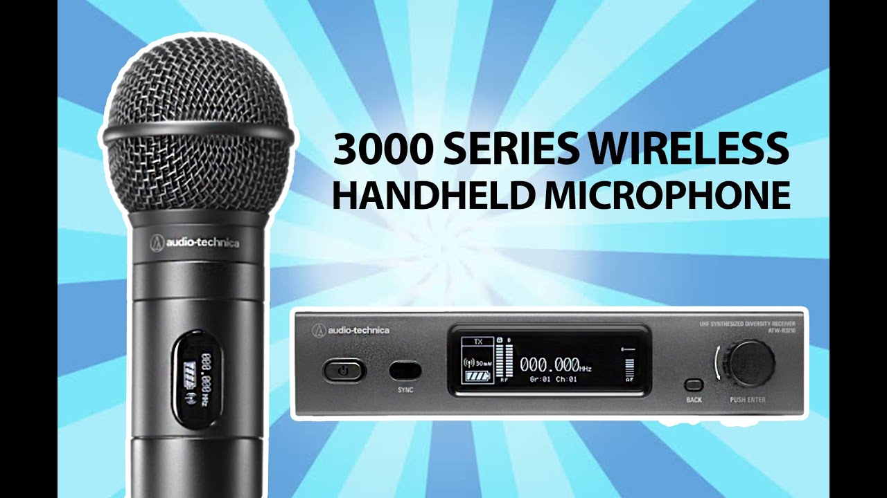 Audio-Technica ATW 3212/C510 || 3000 || Series Wireless Handheld Microphone System