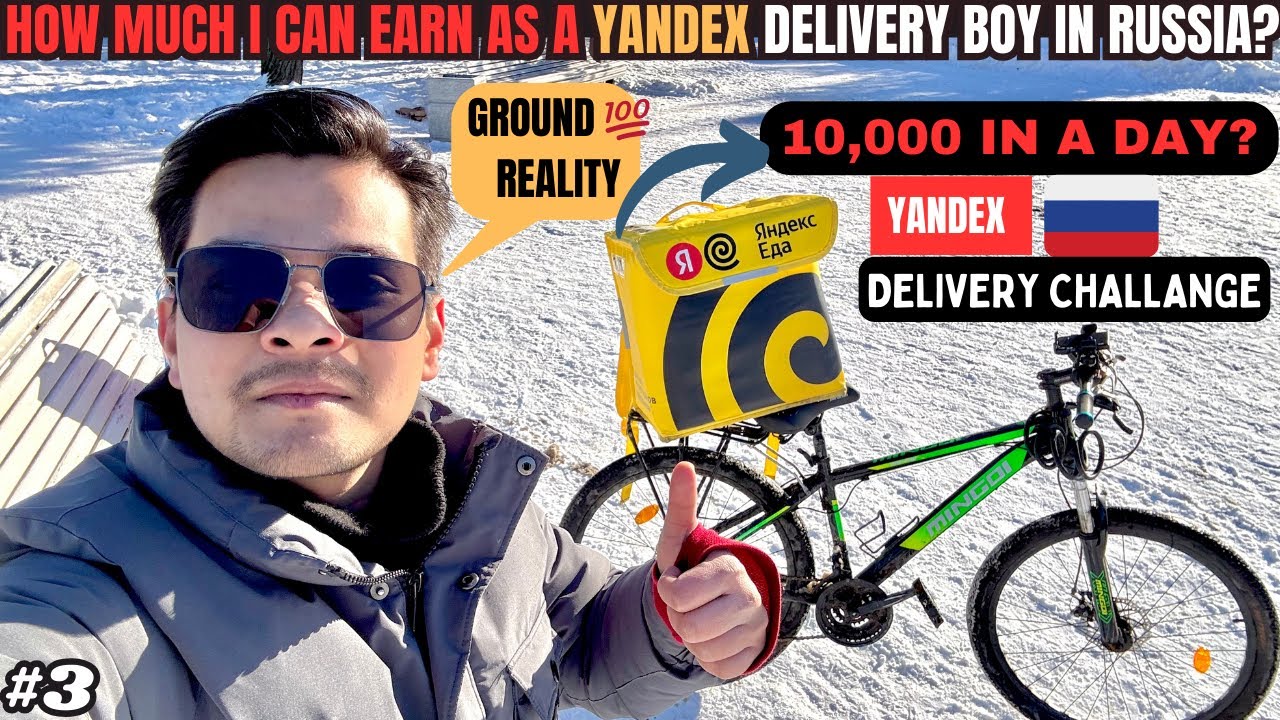 Can I Make 10,000 Rubles in ONE Day with Yandex Delivery? 💰🇷🇺 || #russiavlog #lifeinrussia