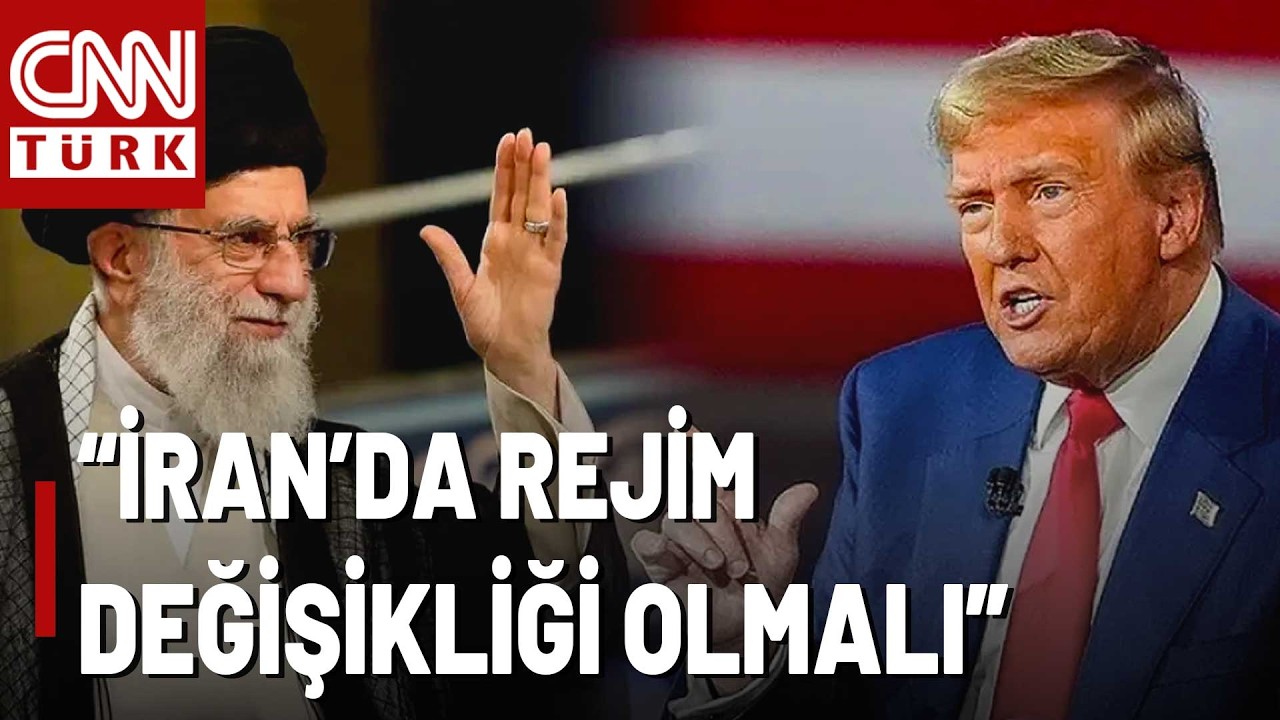 🚨Trump'tan Son Dakika Açıklaması: İran'da Rejim Değişikliği Olmalı!