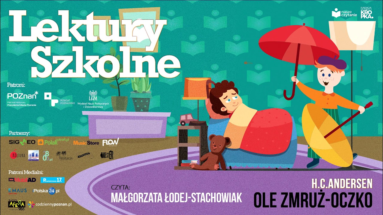 Ole Zmruż-oczko - H. Ch. Andersen - lektury szkolne (czyta Małgorzata Łodej-Stachowiak)