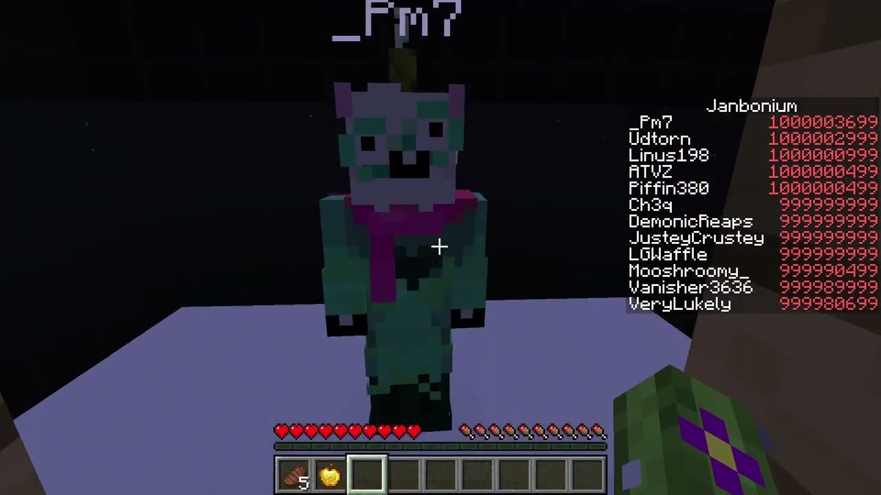 Fighting the Ender Dragon in a Roblox inspired Minigame Server PM7 made 3 years ago (w/ Piffin fans)