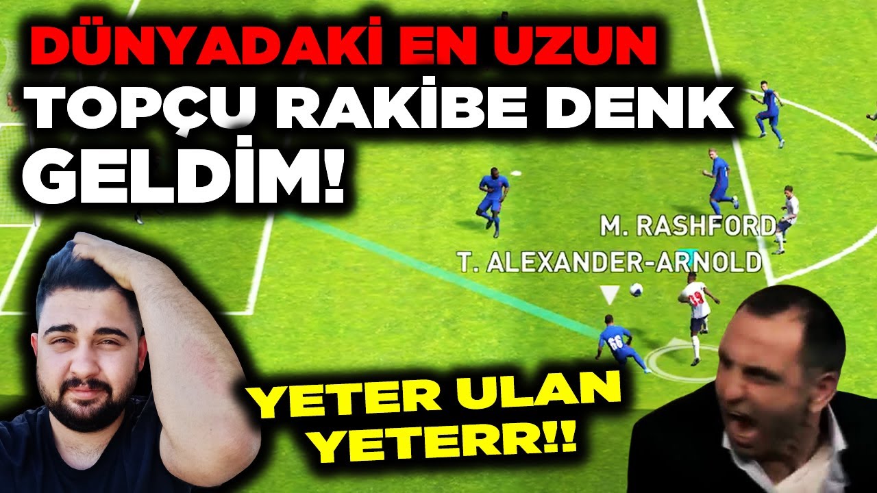 BEN B&Ouml;YLE UZUN TOP&Ccedil;U RAKİP G&Ouml;RMEDİM! PES 2021 MOBILE MATCHDAY