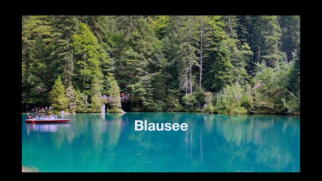 📍 Blausee, Switzerland’s Hidden Paradise! | 4K UHD | Activate Subtitles for the Best Experience!