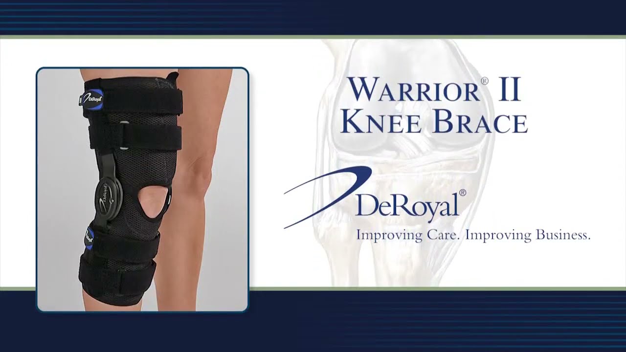 How to Use Deroyal Warrior II Regular Knee Brace?