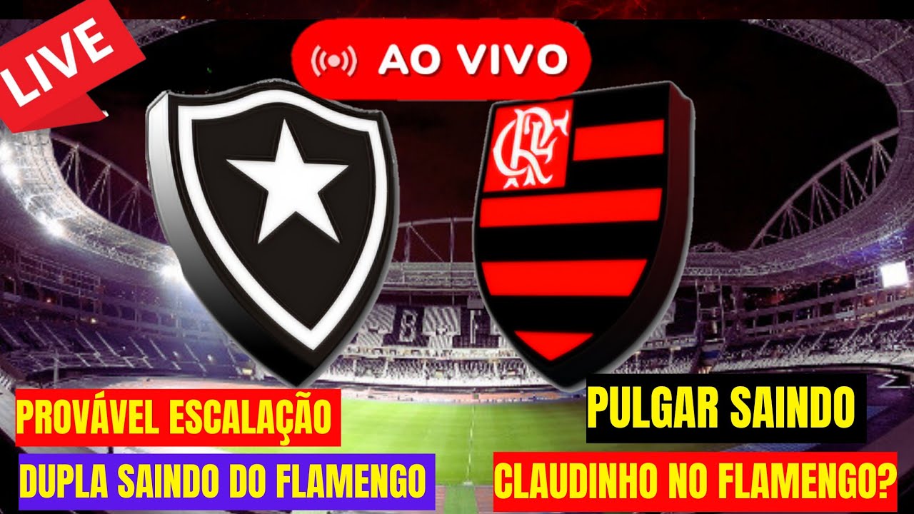 AO VIVO NOTÍCIAS DO FLAMENGO! PROVÁVEL ESCALAÇÃO, SAINDO, PULGAR SERÁ NEGOCIADO! CLAUDINHO NO MENGÃO