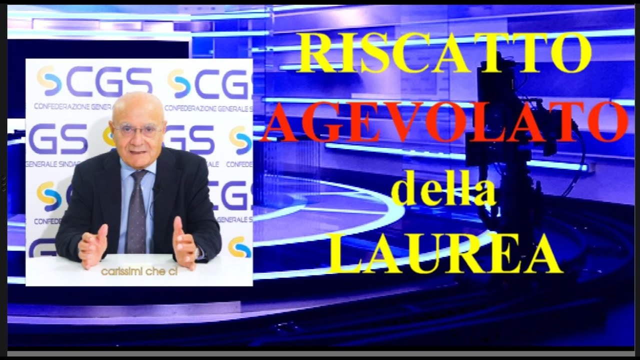 RISCATTO AGEVOLATO DELLA LAUREA