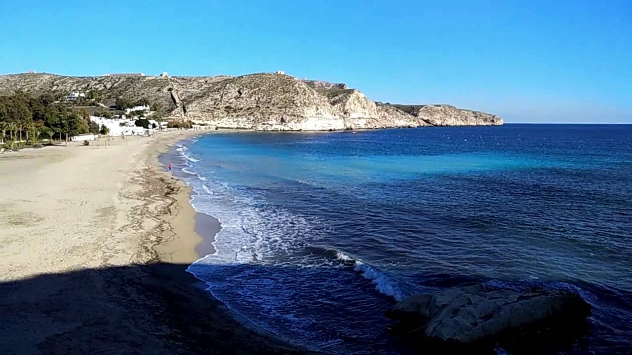 Beautiful Spanish beaches - Playa AQUA AMARGA winter Espana