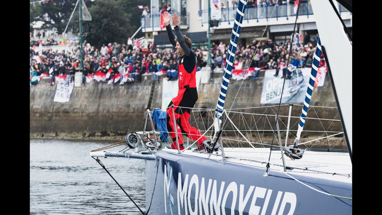 Départ du Vendée Globe 2024 de Benjamin Ferré