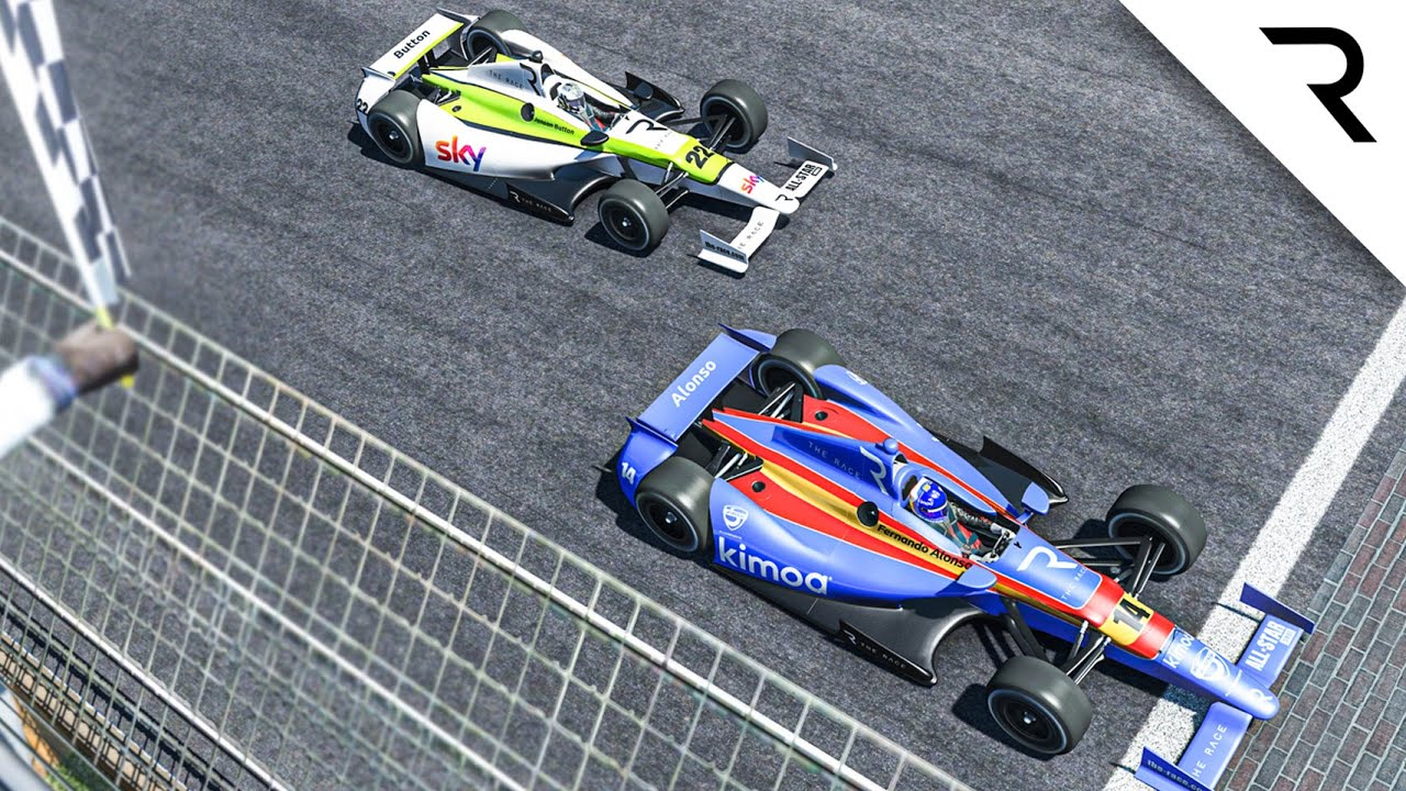 Alonso v Button at Indy! F1 champs' epic battle for victory in Legends Trophy