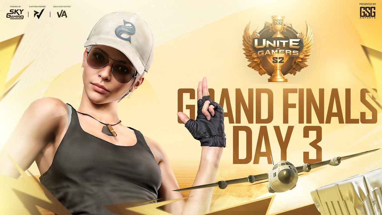UNITE OF GAMERS S2 | GRAND FINALS DAY 3 | GSG ESPORTS ~ SKY GAMING #battlegroundsmobileindia