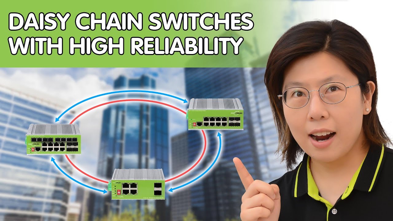 Robust Network Design: Using ERPS to daisy Chain the Industrial Switches