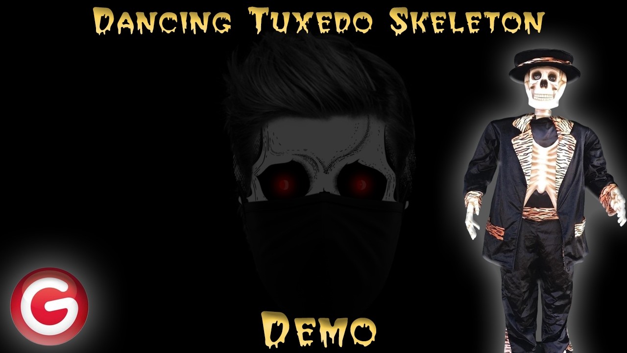 Gemmy Dancing Skeleton 2004 Demo