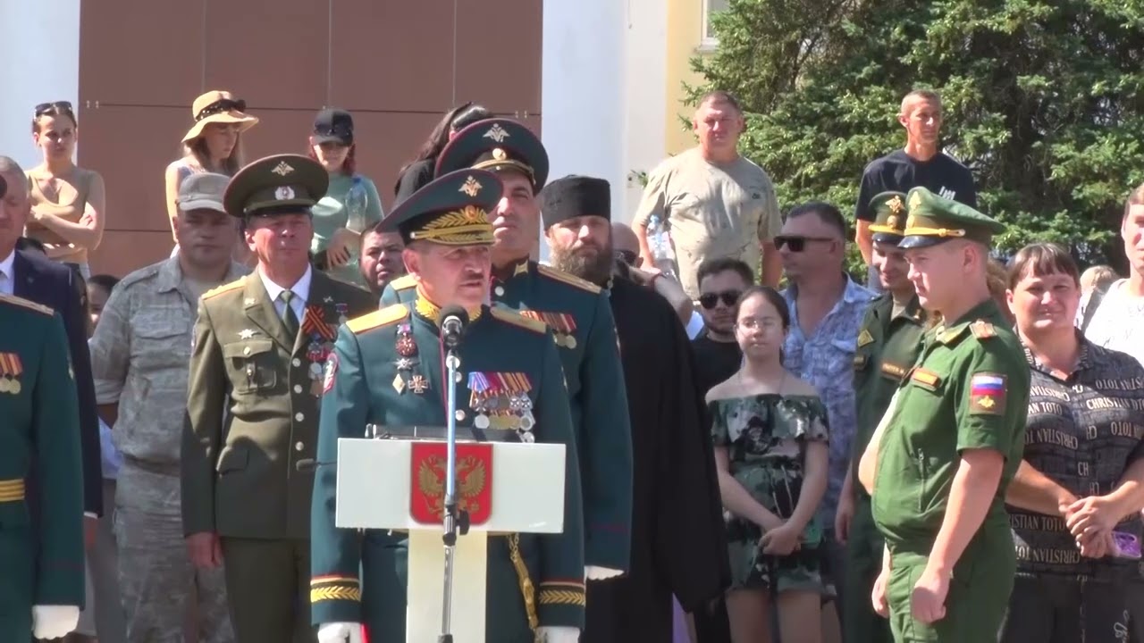 Присяга новобранцев на 4 ГЦМП. Выпуск 