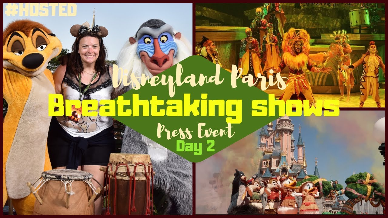 Disneyland Paris Vlogs 2019 | The Lion King & Jungle Festival Press Event Day 2 | KrispySmore