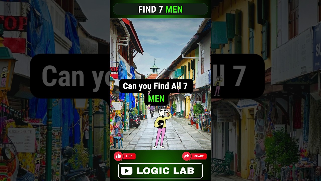 Can You Find 7 Hidden Men? 🔍 | Puzzle Challenge | 